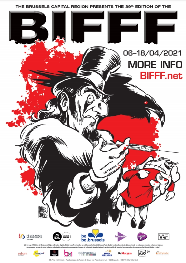 ▲ 브뤼셀 국제 판타스틱 영화제(BIFFF) 포스터
