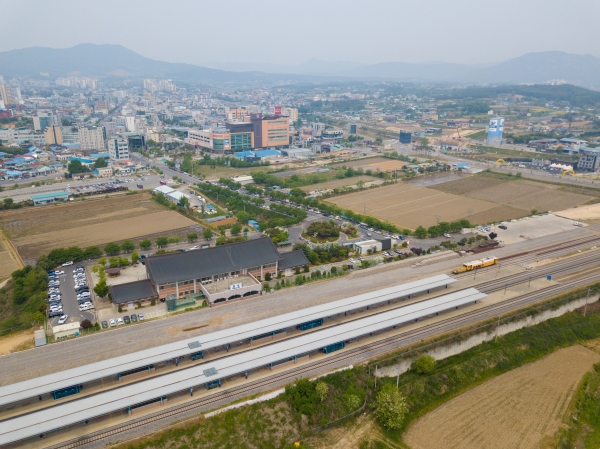 홍성역세권 도시개발사업부지  전경