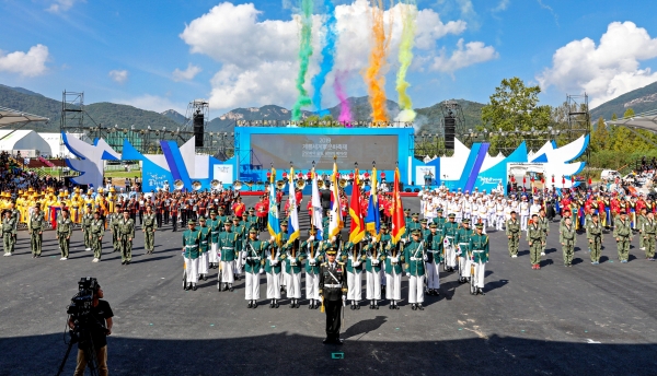 2019년도 군문화축제 공동 개막식 모습
