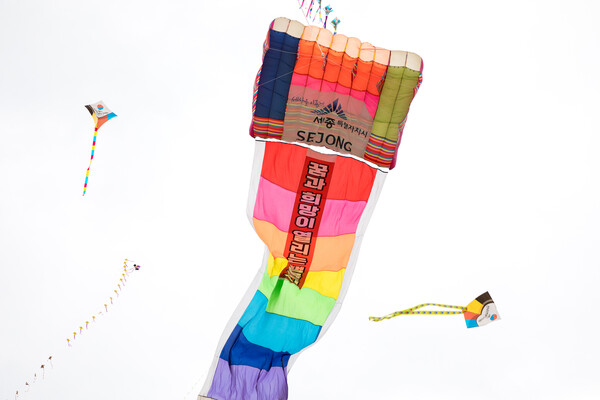 지난해 행사에서 선보인 세종시 정월대보름 연 모습.