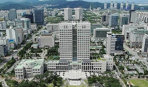 대전시청 전경.