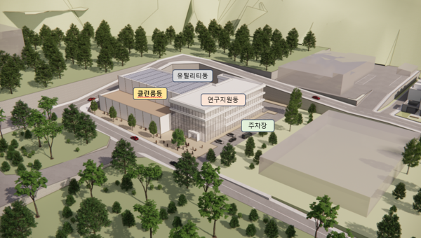 첨단 디스플레이 연구원 조감도.