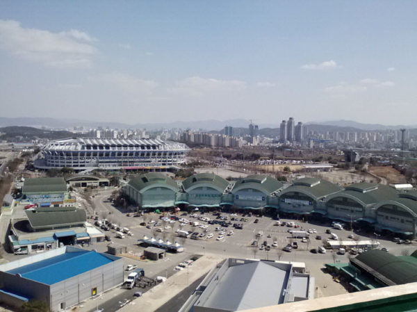 대전시 공영도매시장 전경.