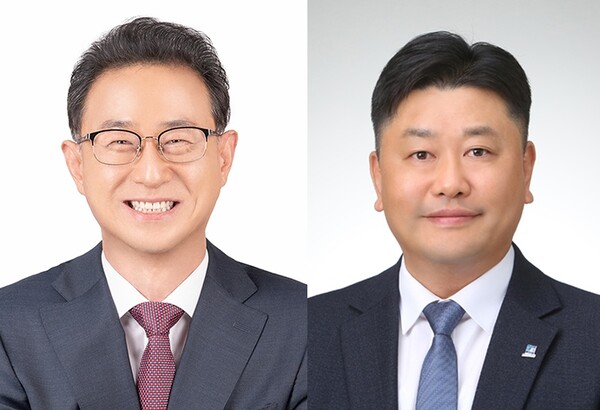 왼쪽부터 윤리특별위원장 민경배 의원(국민의힘, 중구 3), 부위원장 방진영 의원(더불어민주당, 유성구 2)