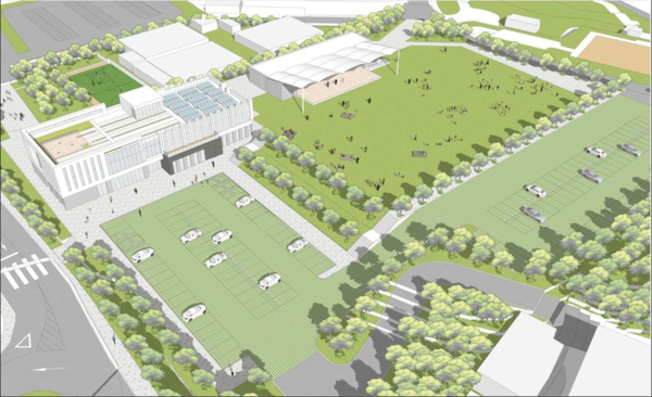 대소면 오산지구 농촌공간정비사업 조감도.